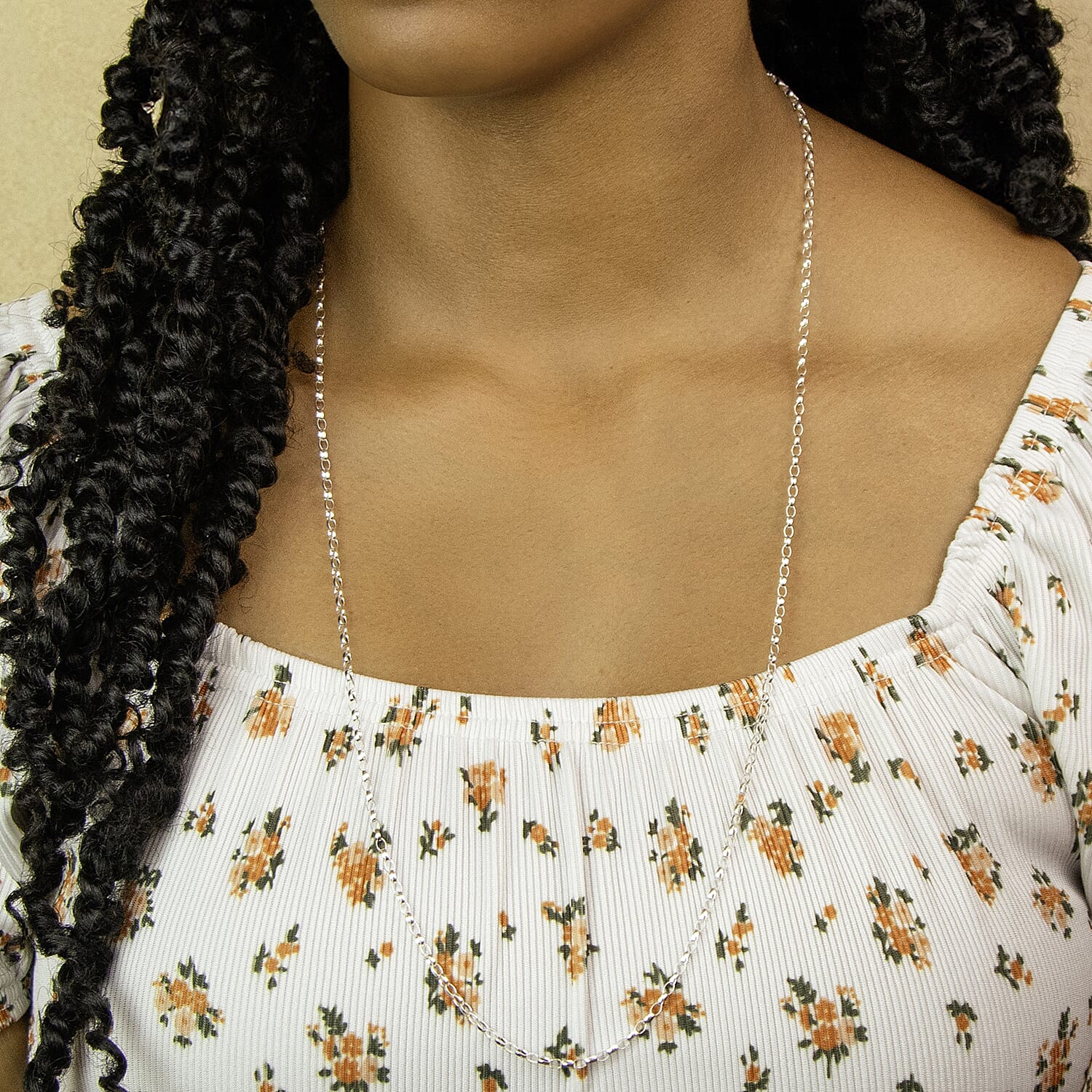 Sterling Silver Oval Belcher Chain 30 Inch 7607385 4