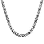 Sterling Silver Oversized Popcorn Necklace (Size - 22), Silver Wt. 21.59 Gms