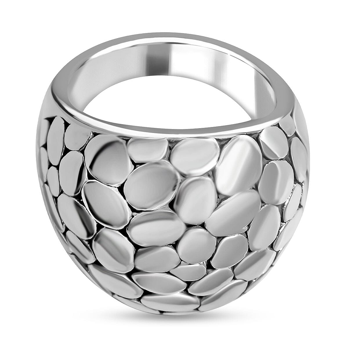 Sterling Silver Pebble Ring 7309185 0