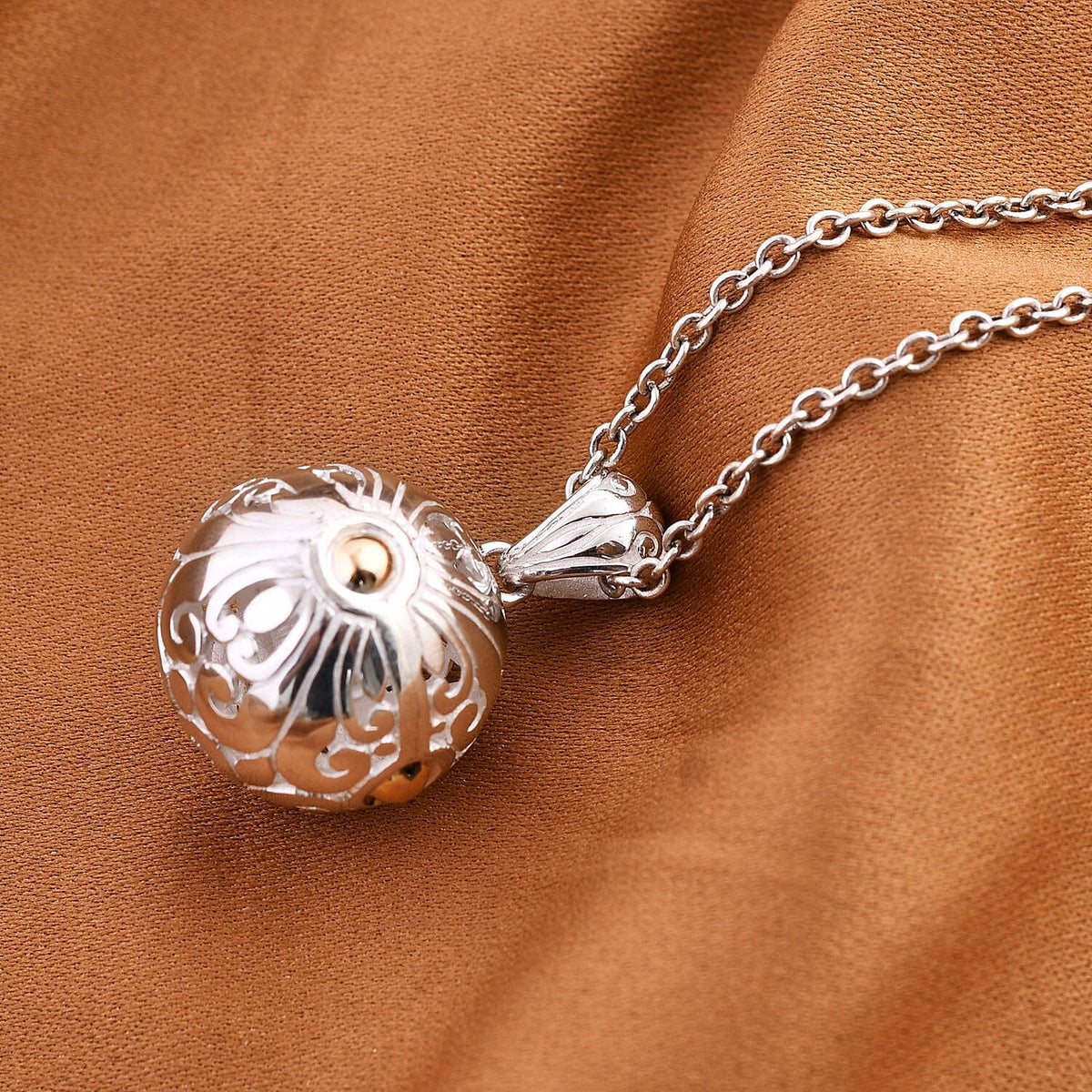 Iconic Collection Royal Bali Collection - 18K Yellow Gold and Sterling Silver Pendant 7651933 3