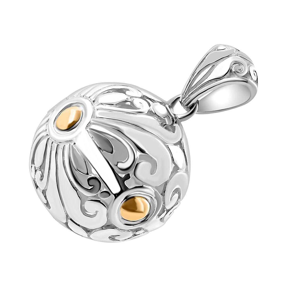 Iconic Collection Royal Bali Collection - 18K Yellow Gold and Sterling Silver Pendant 7651933 4