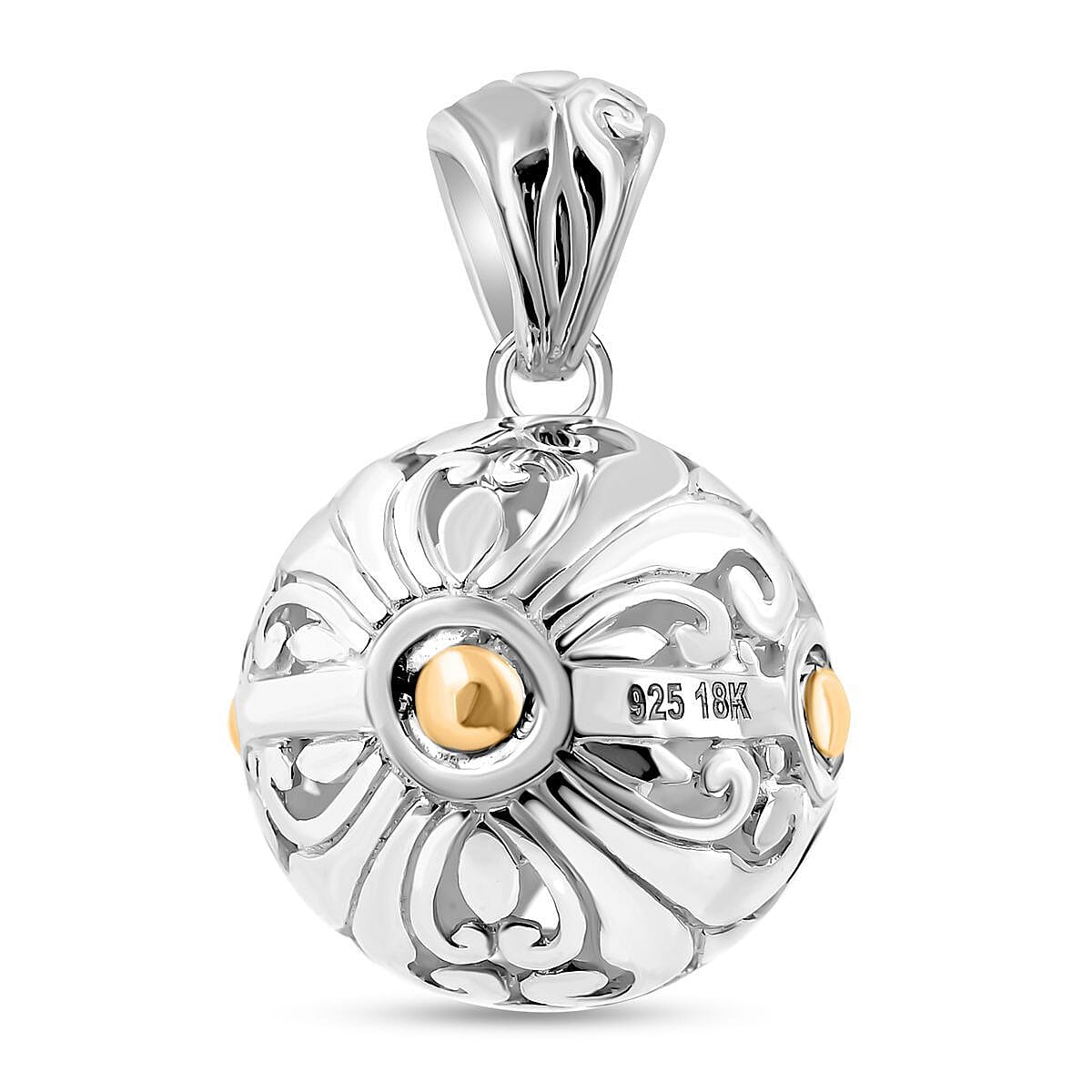 Iconic Collection Royal Bali Collection - 18K Yellow Gold and Sterling Silver Pendant 7651933 5