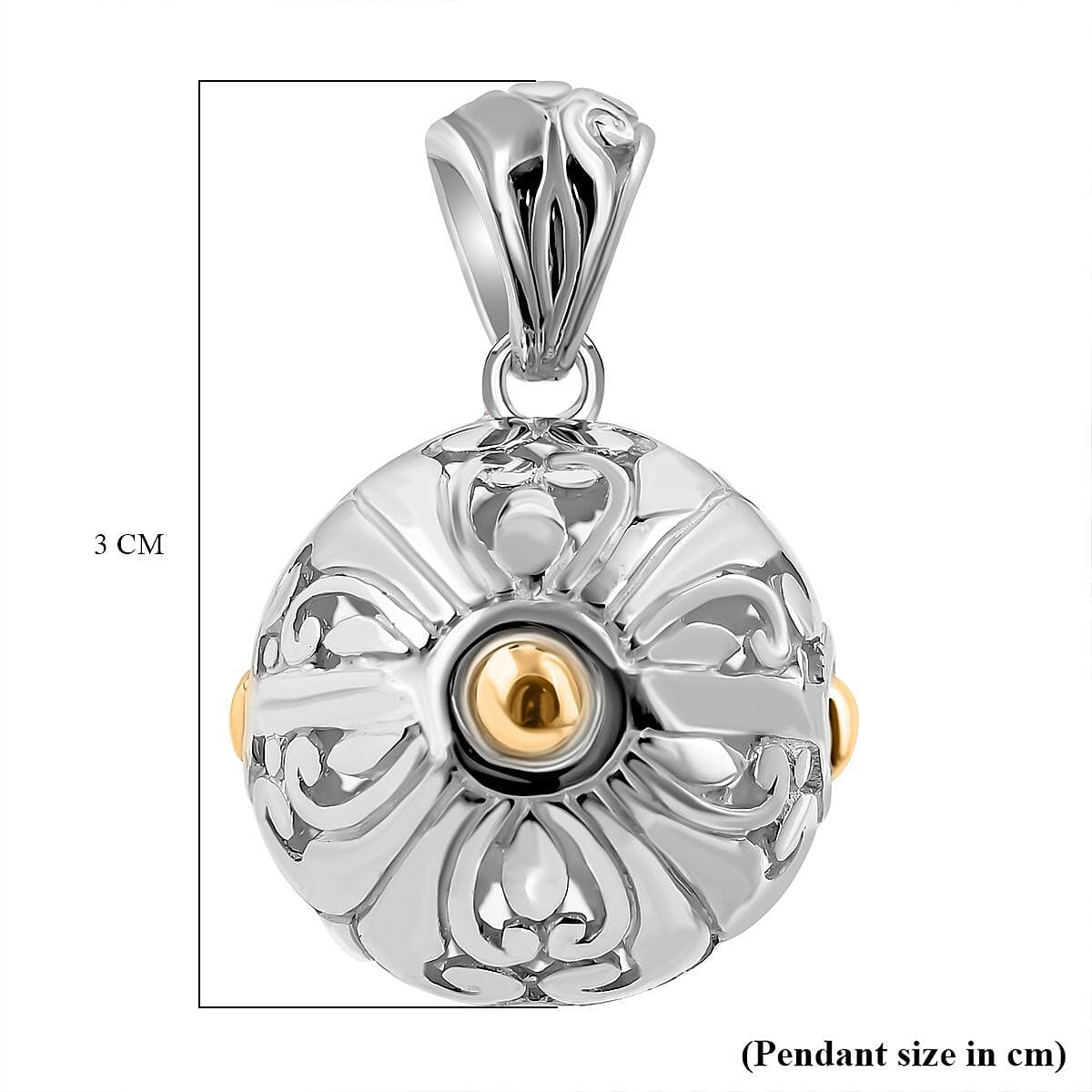 Iconic Collection Royal Bali Collection - 18K Yellow Gold and Sterling Silver Pendant 7651933 6
