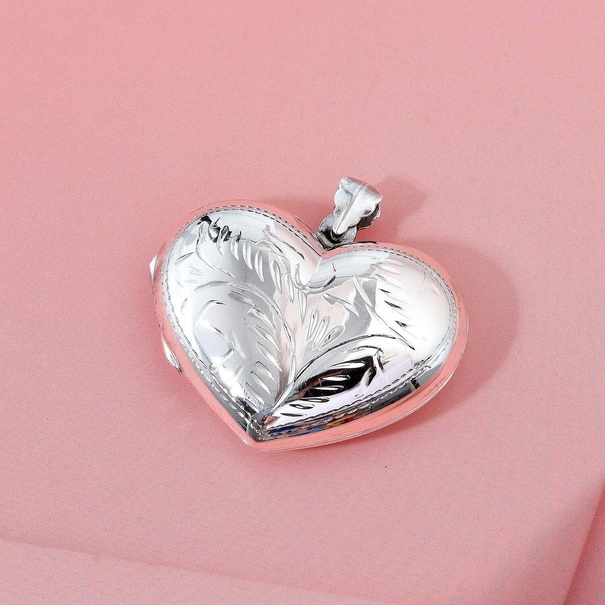Treasure Of Siam - Sterling Silver Openable Heart Locket Pendant 8194345 2