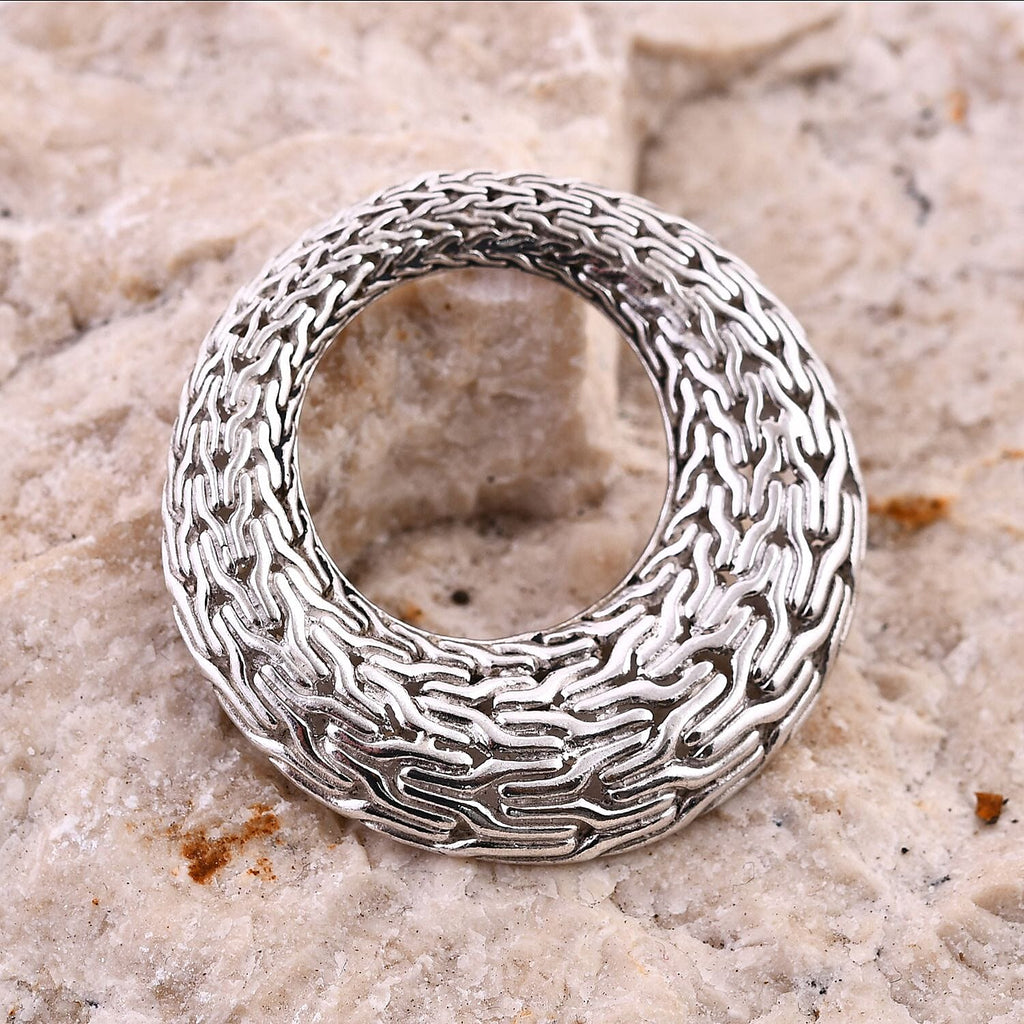 Bali Sterling Silver Pendant,  Silver Wt. 10 Gms