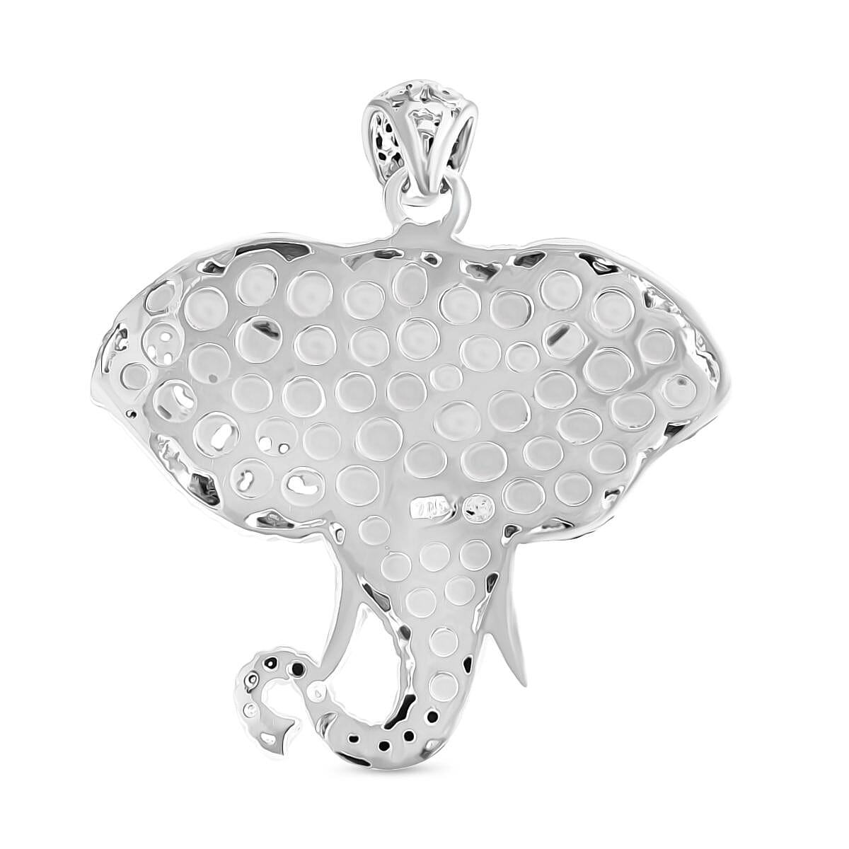 Royal Bali Sterling Silver Sumatran Elephant Pendant,  Silver Wt. 15.90 Gms 8055594 4