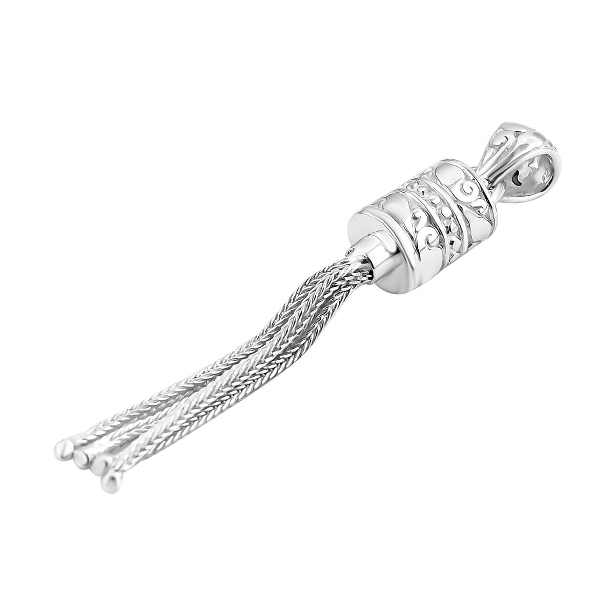 Royal Bali Collection - Sterling Silver Tassel Pendant 7652013 4