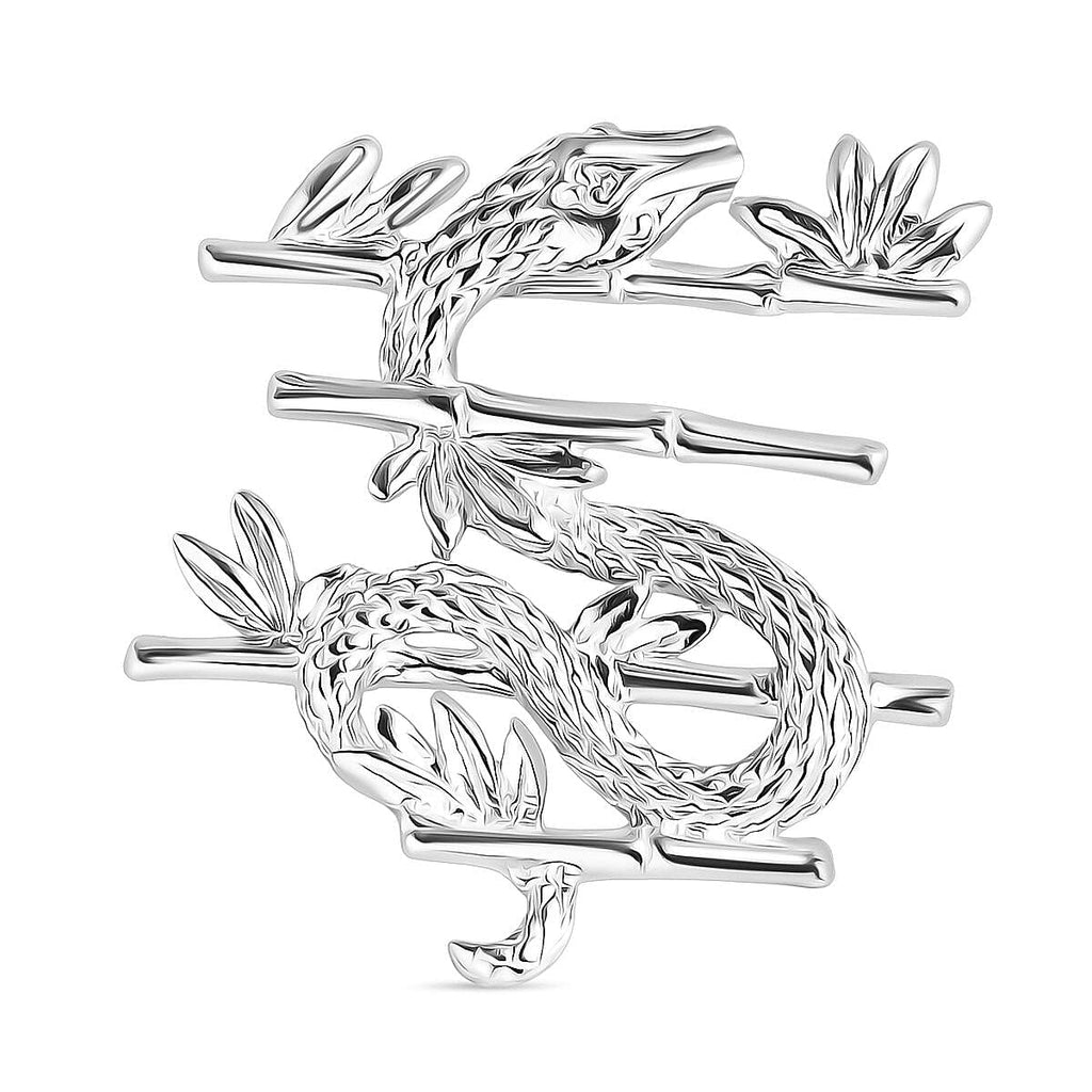 Royal Bali Collection - Sterling Silver Snake Pendant