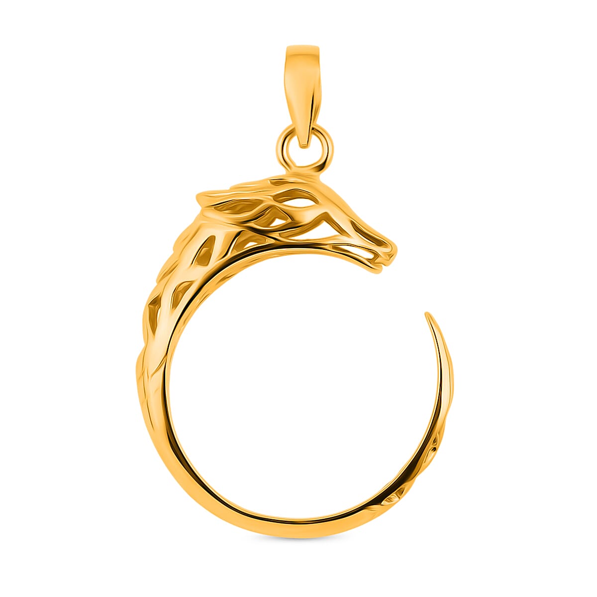 Royal Bali Collection Handmade Dragon Pendant in 22K Vermeil Yellow Gold Over Sterling Silver 8055870 0