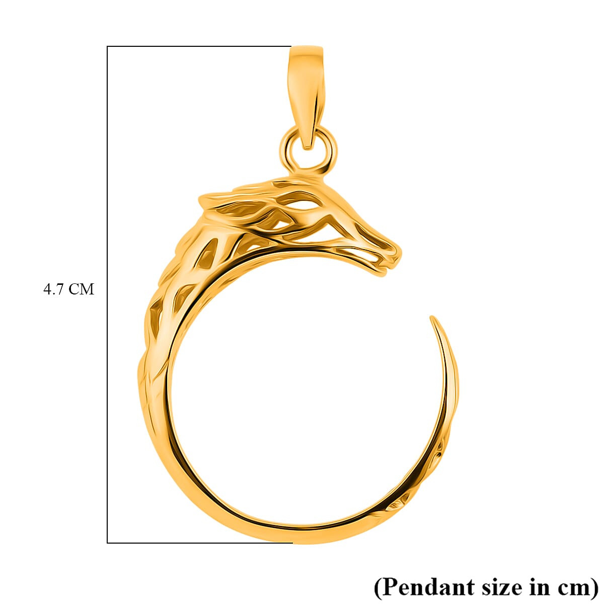 Royal Bali Collection Handmade Dragon Pendant in 22K Vermeil Yellow Gold Over Sterling Silver 8055870 4