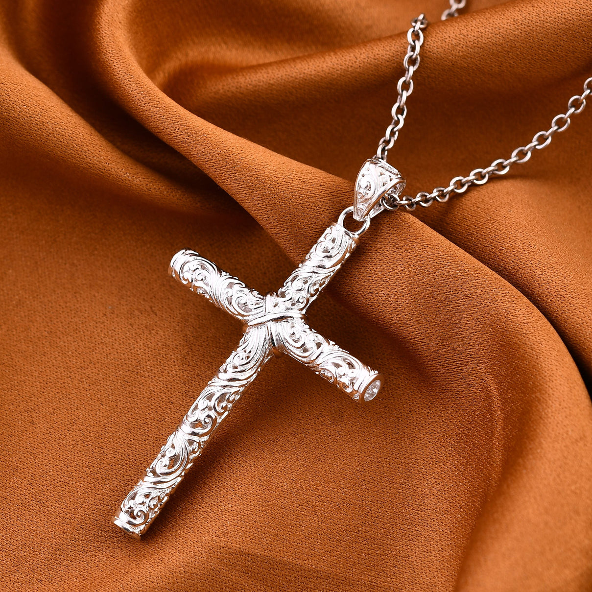 Royal Bali Collection - Sterling Silver Cross Pendant 7748487 2