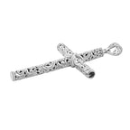 Royal Bali Collection - Sterling Silver Cross Pendant