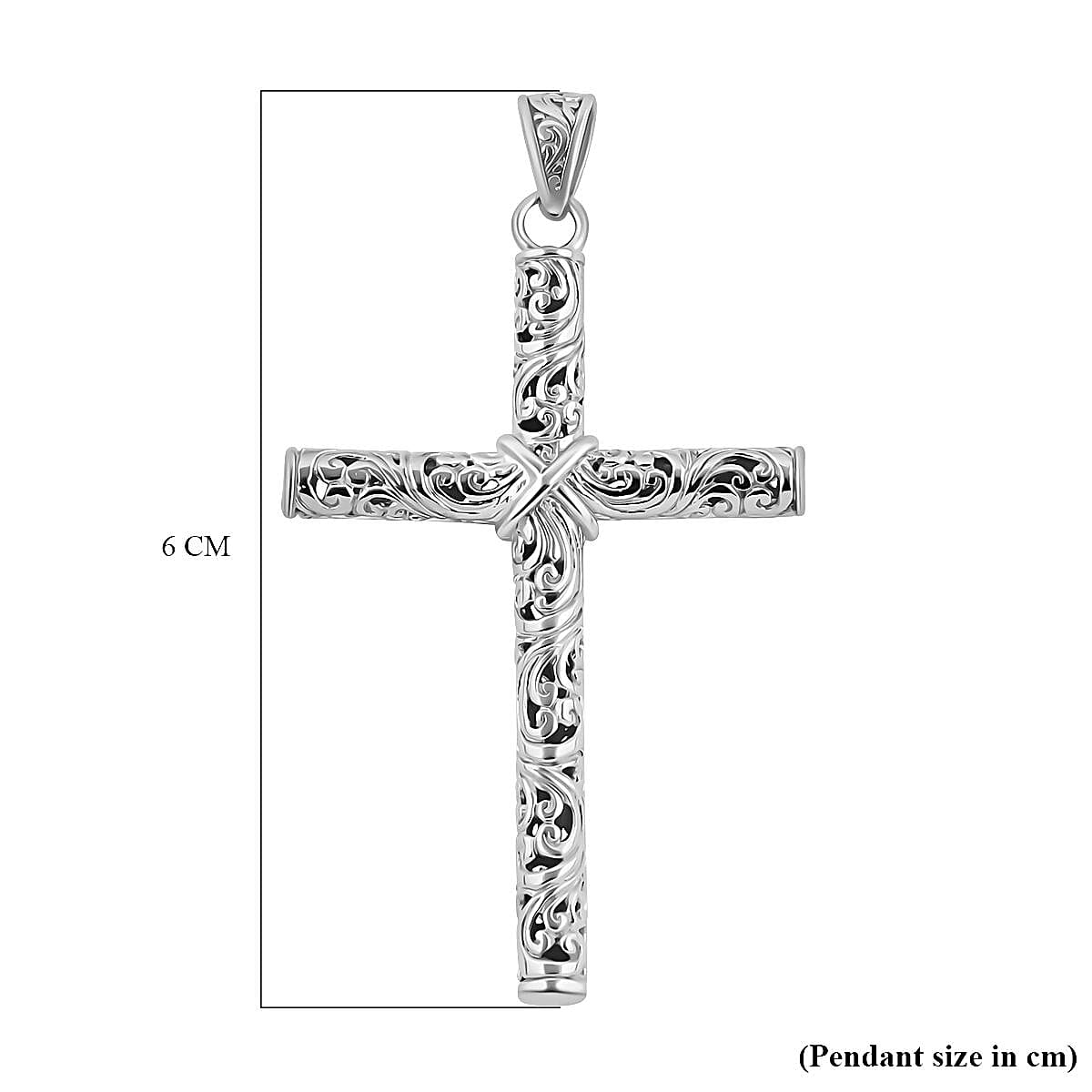 Royal Bali Collection - Sterling Silver Cross Pendant 7748487 6