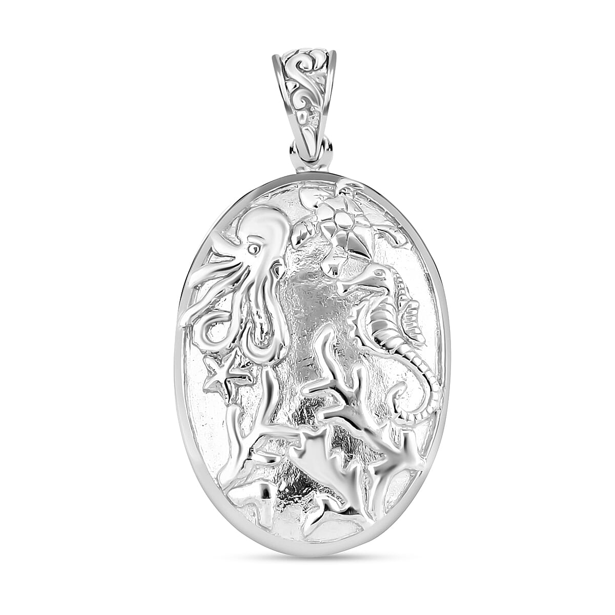 Sterling Silver Sealife Pendant,  Silver Wt. 7 Gms 7748392 0