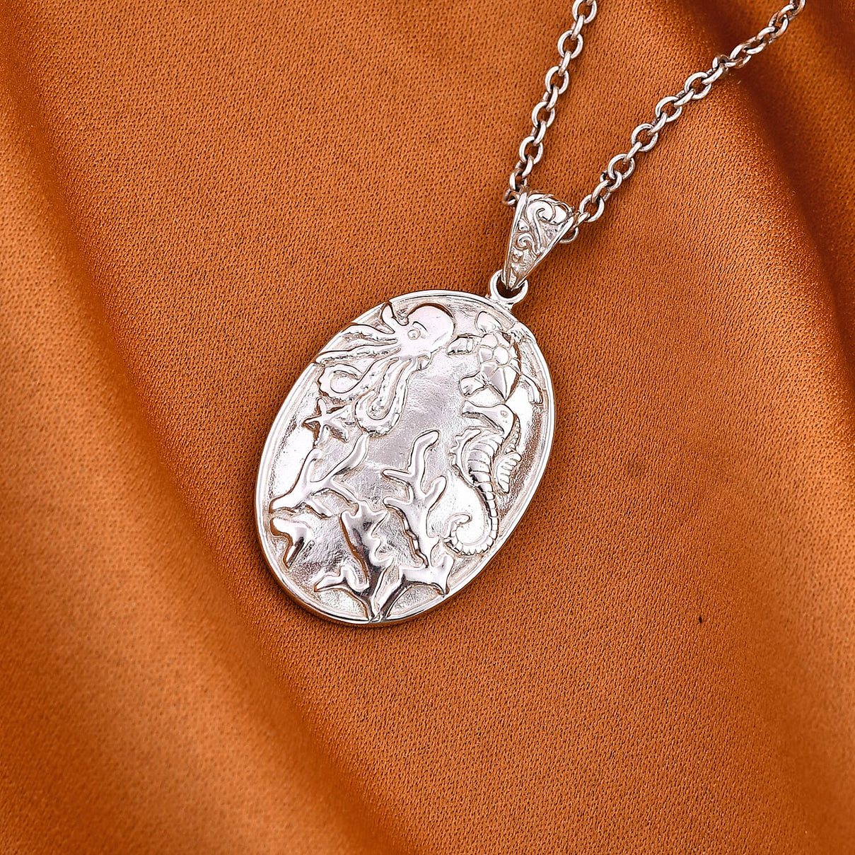 Sterling Silver Sealife Pendant,  Silver Wt. 7 Gms 7748392 3