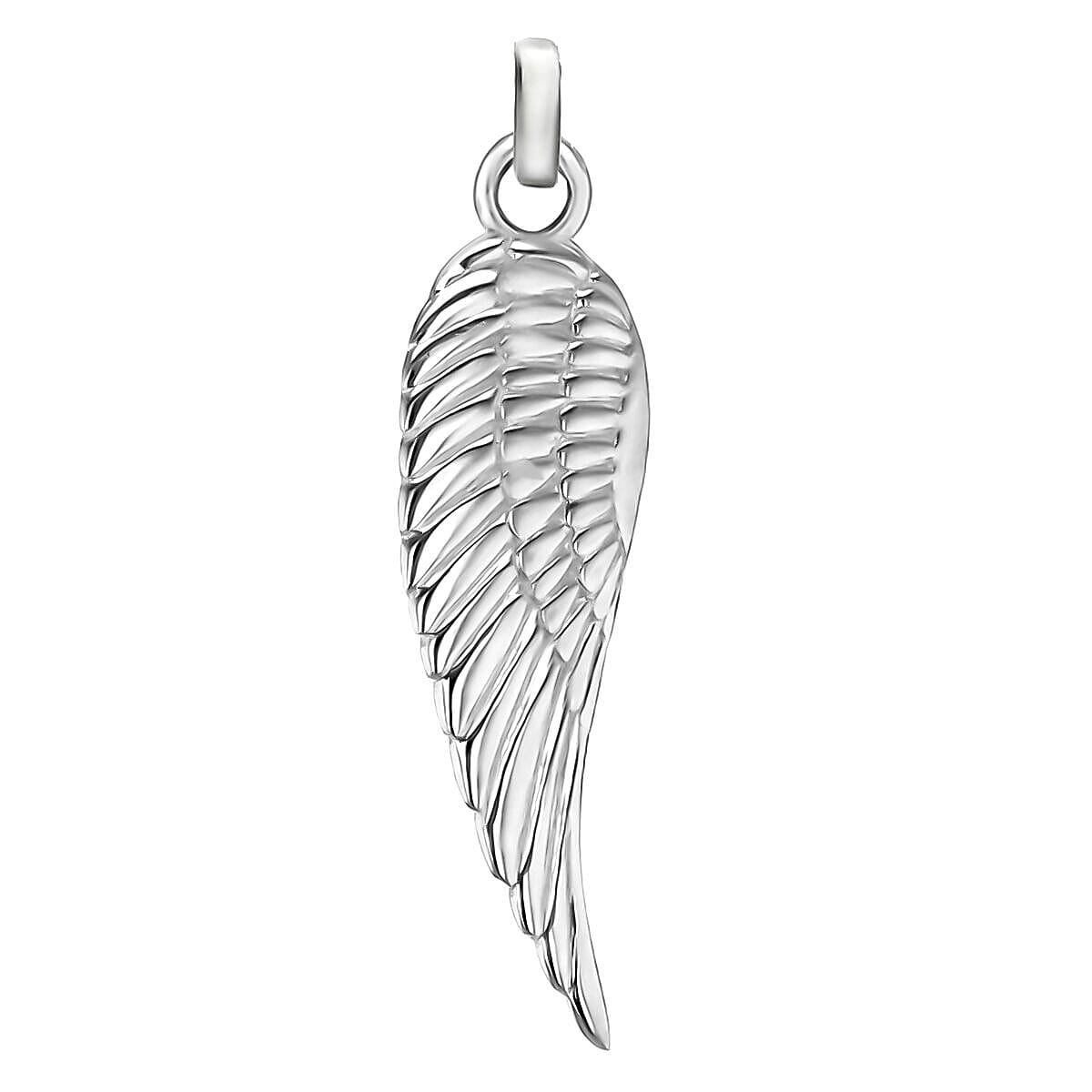 Sterling Silver 13.4mm x 48mm Angel Wing Pendant 7318055 0