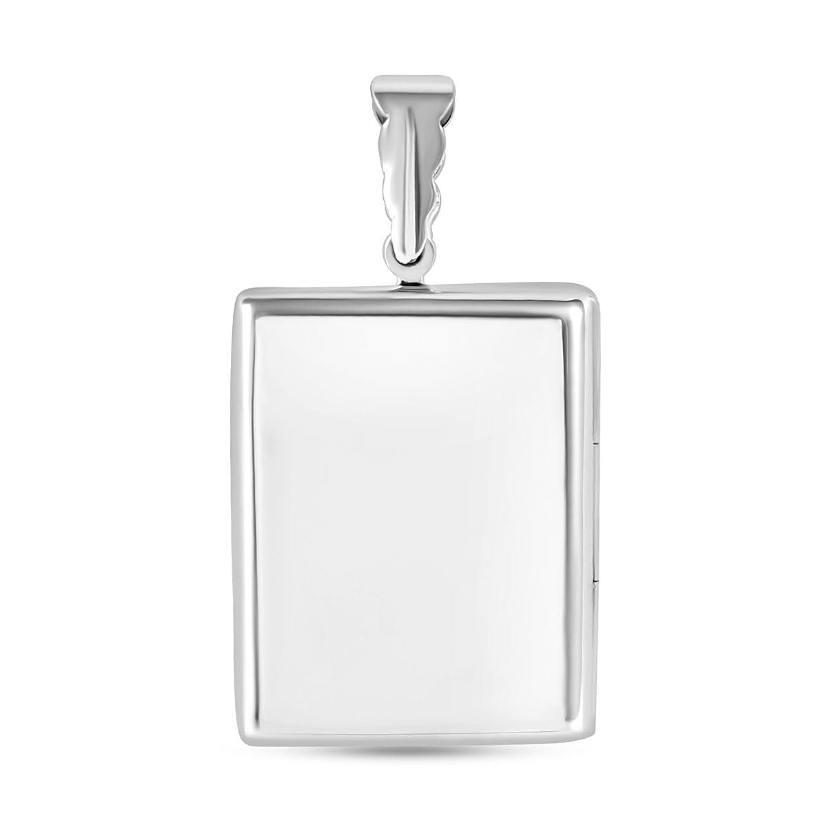 Thai Silver Square Openable Locket Pendant 7815124 0