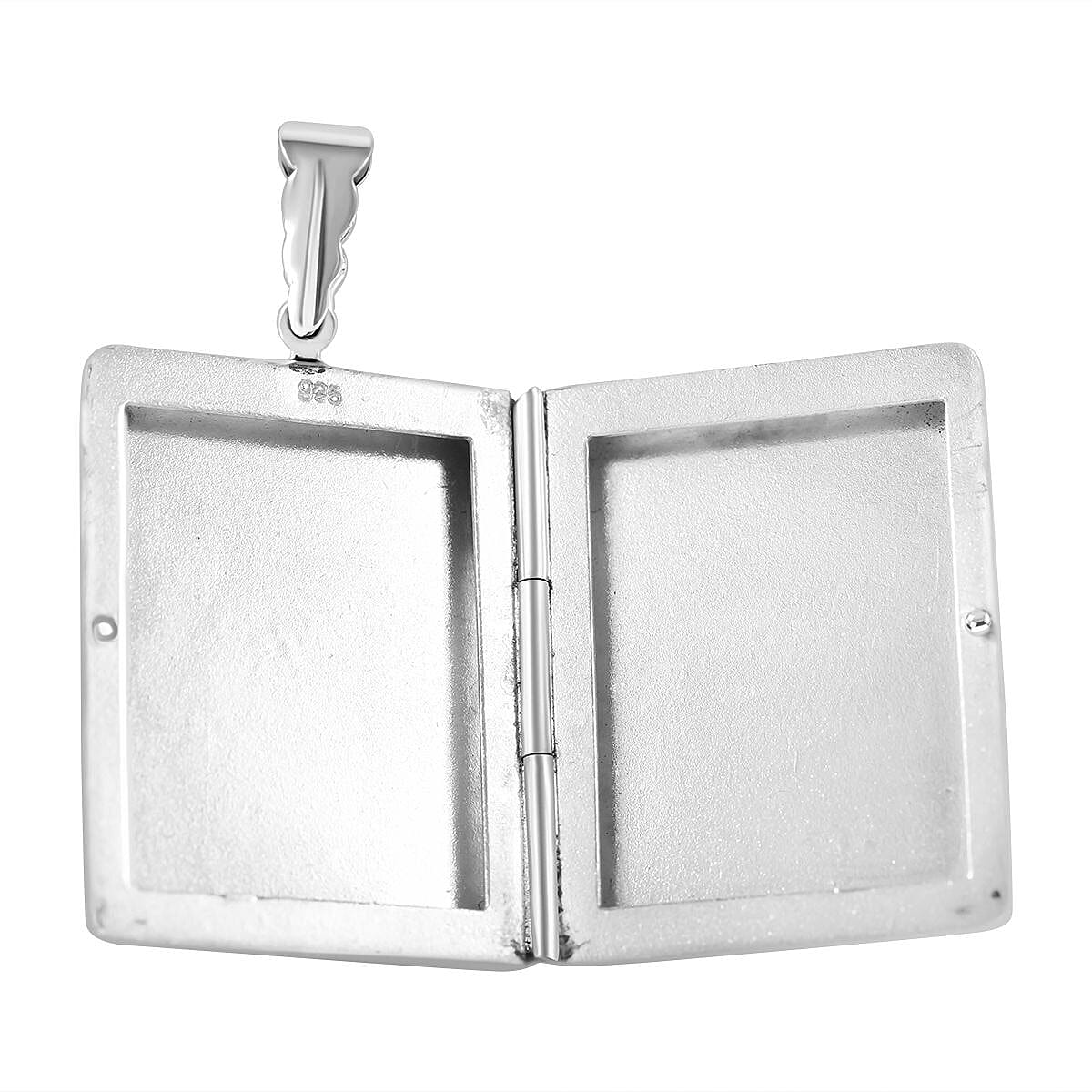 Thai Silver Square Openable Locket Pendant 7815124 4