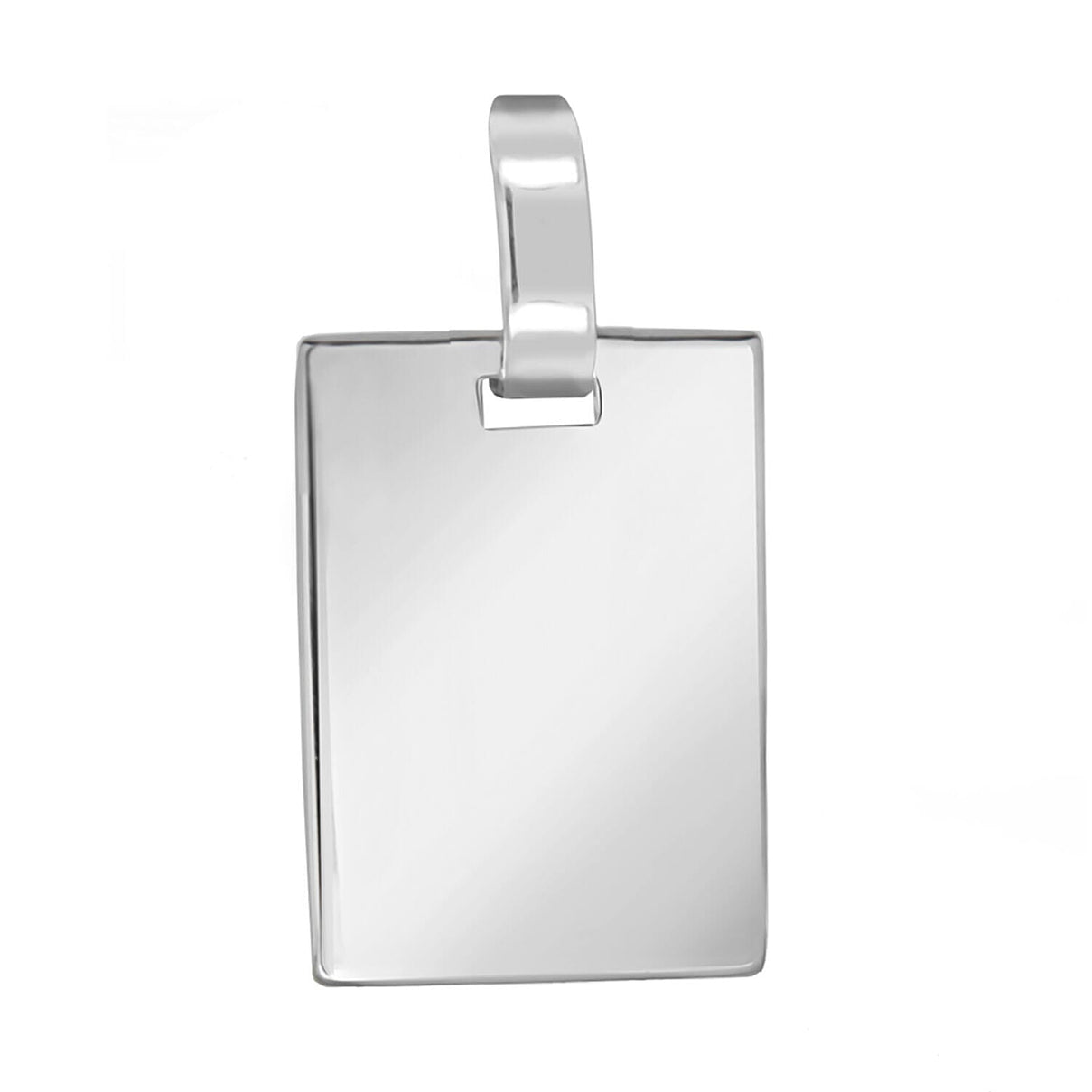 Sterling Silver 19mm x 32mm Flat Rectangle Pendant 7318027 0