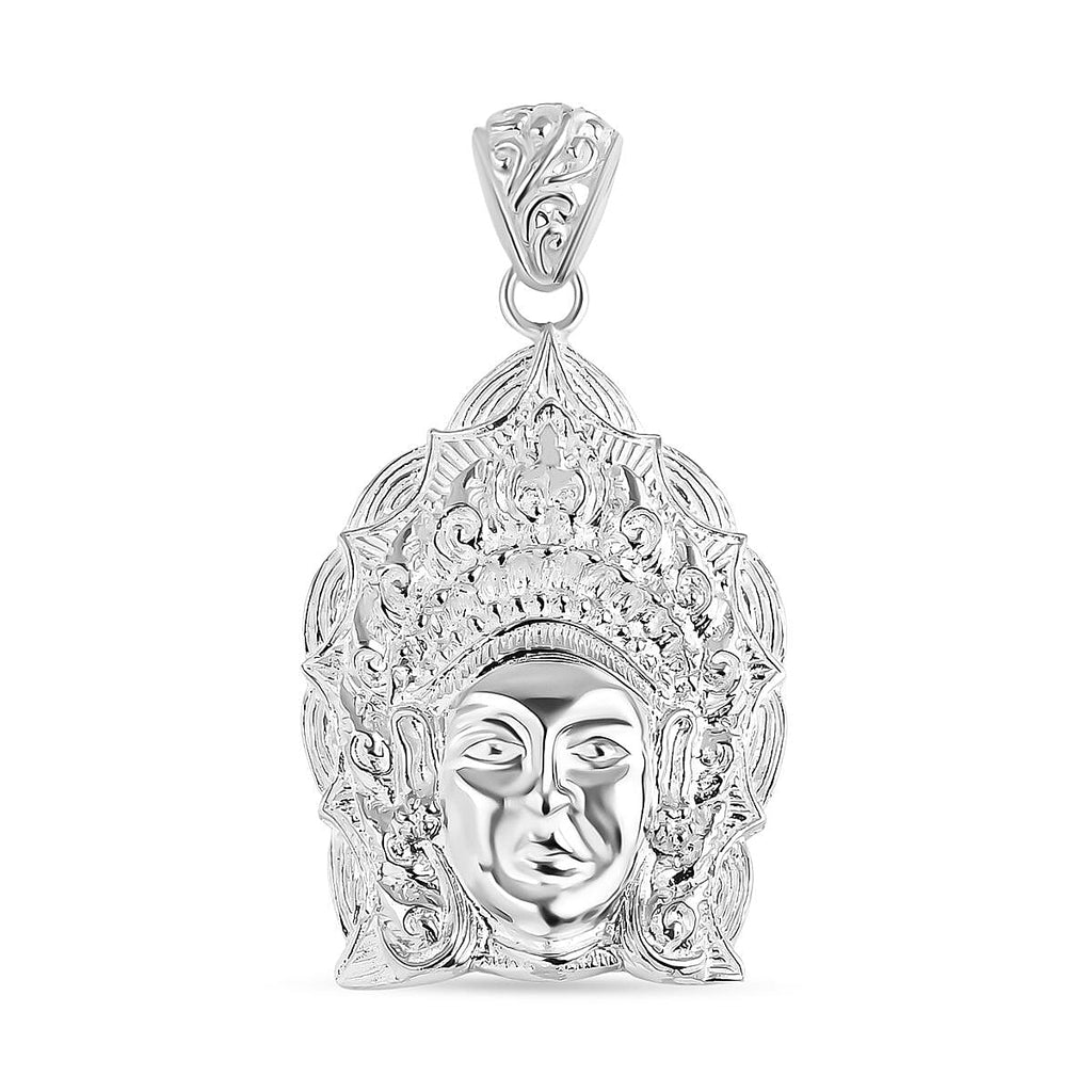 Royal Bali Collection - Sterling Silver Goddess Pendant, Silver Wt. 9.70 Gms.