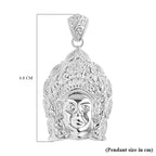 Royal Bali Collection - Sterling Silver Goddess Pendant, Silver Wt. 9.70 Gms.