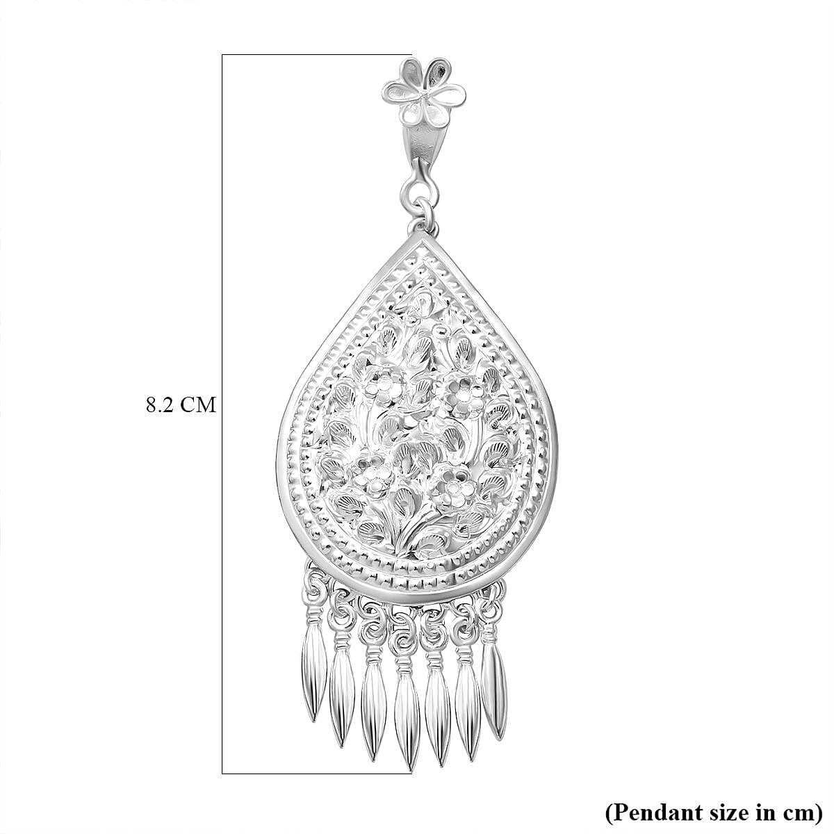Sterling Silver Pendant, Silver Wt. 8.72 Gms 7229044 2