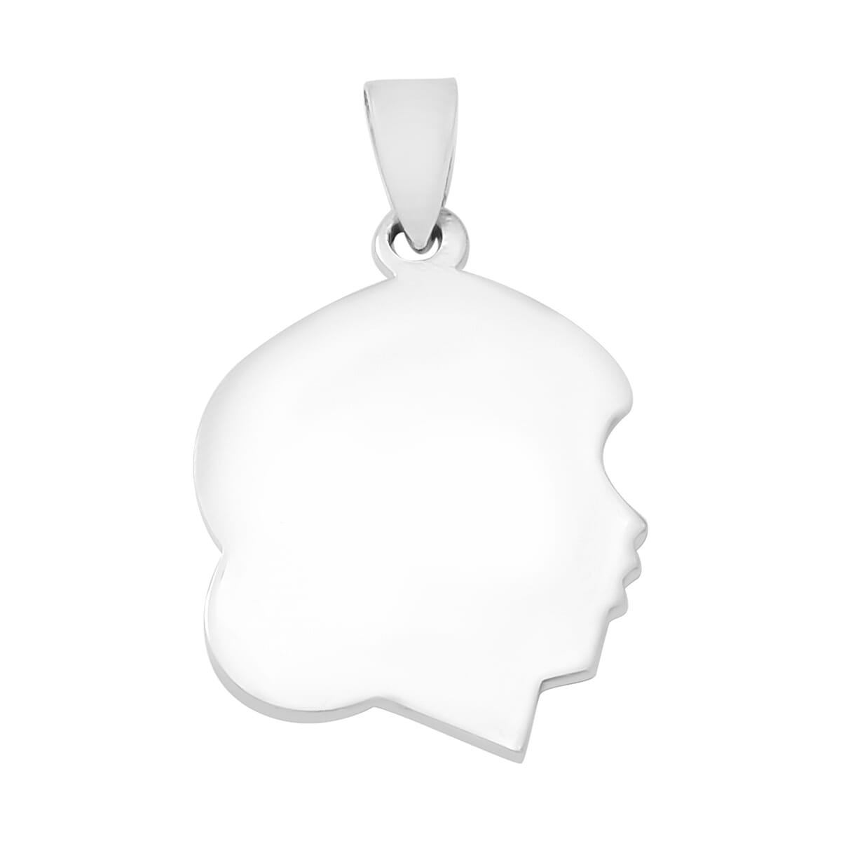 Sterling Silver Pendant in Woman Face Design 6069111 1