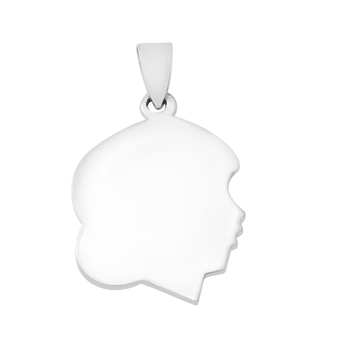 Sterling Silver Pendant in Woman Face Design 6069111 2