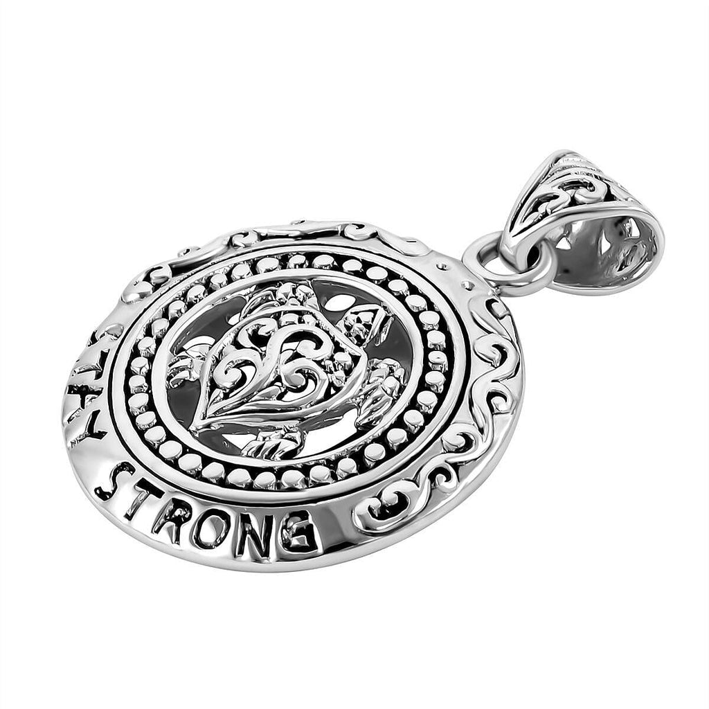 Royal Bali Closeout Collection Sterling Silver Pendant Silver Wt. 5.50 Gms