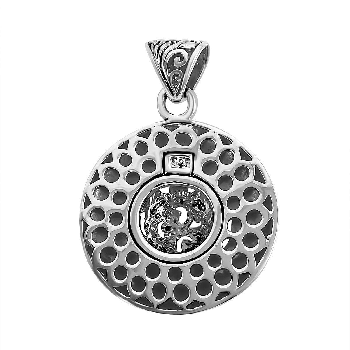Royal Bali Collection - Sterling Silver Pendant with Chain 4223243 4