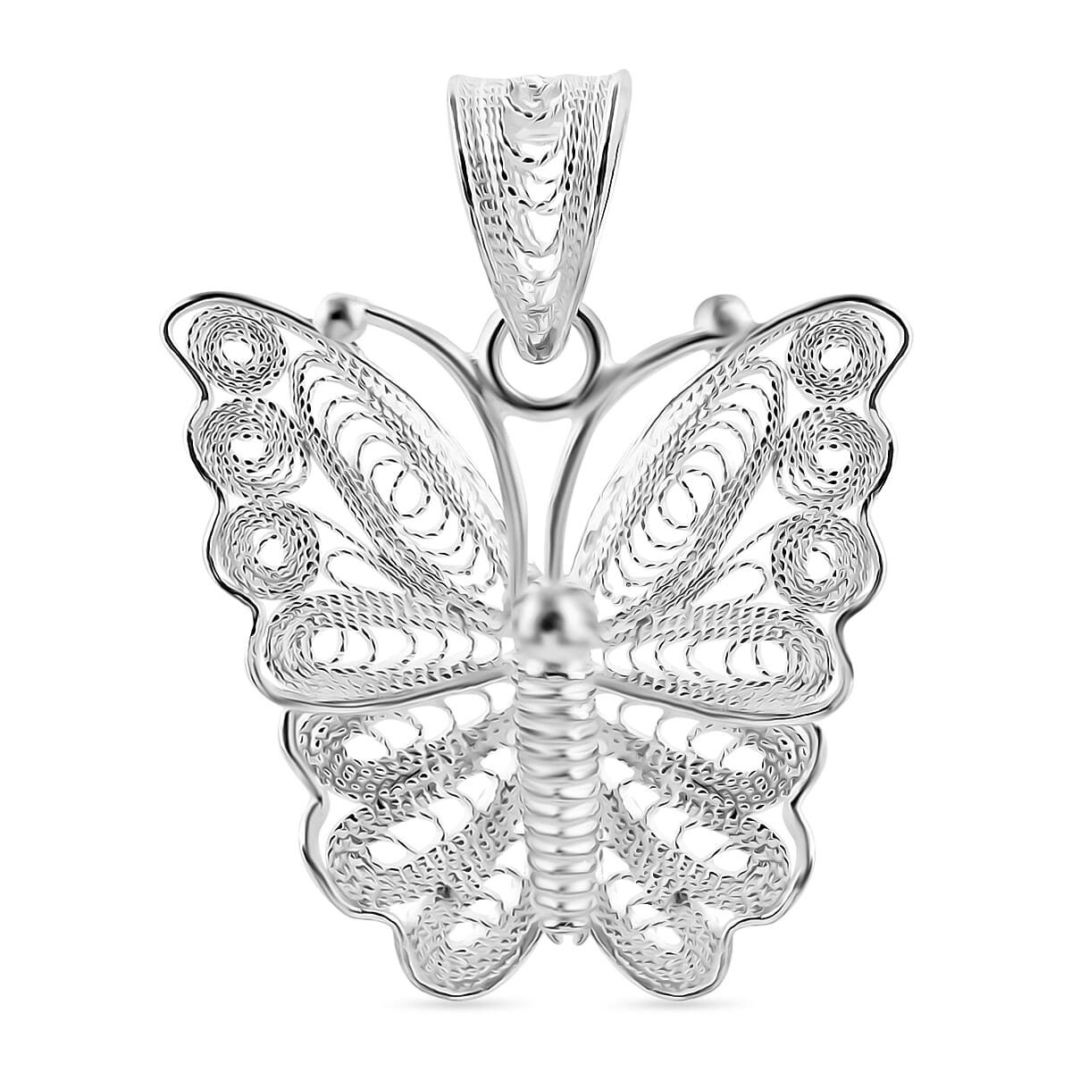 Sterling Silver Butterfly Pendant 7728409 0
