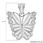 Sterling Silver Butterfly Pendant