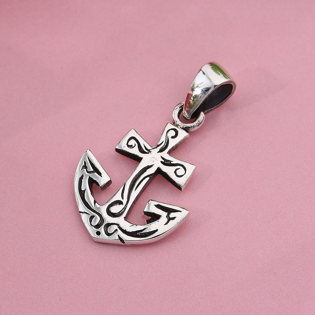 Sterling Silver Anchor Pendant