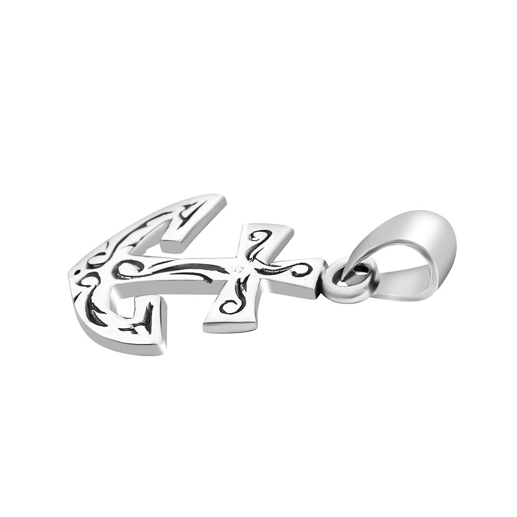 Sterling Silver Anchor Pendant