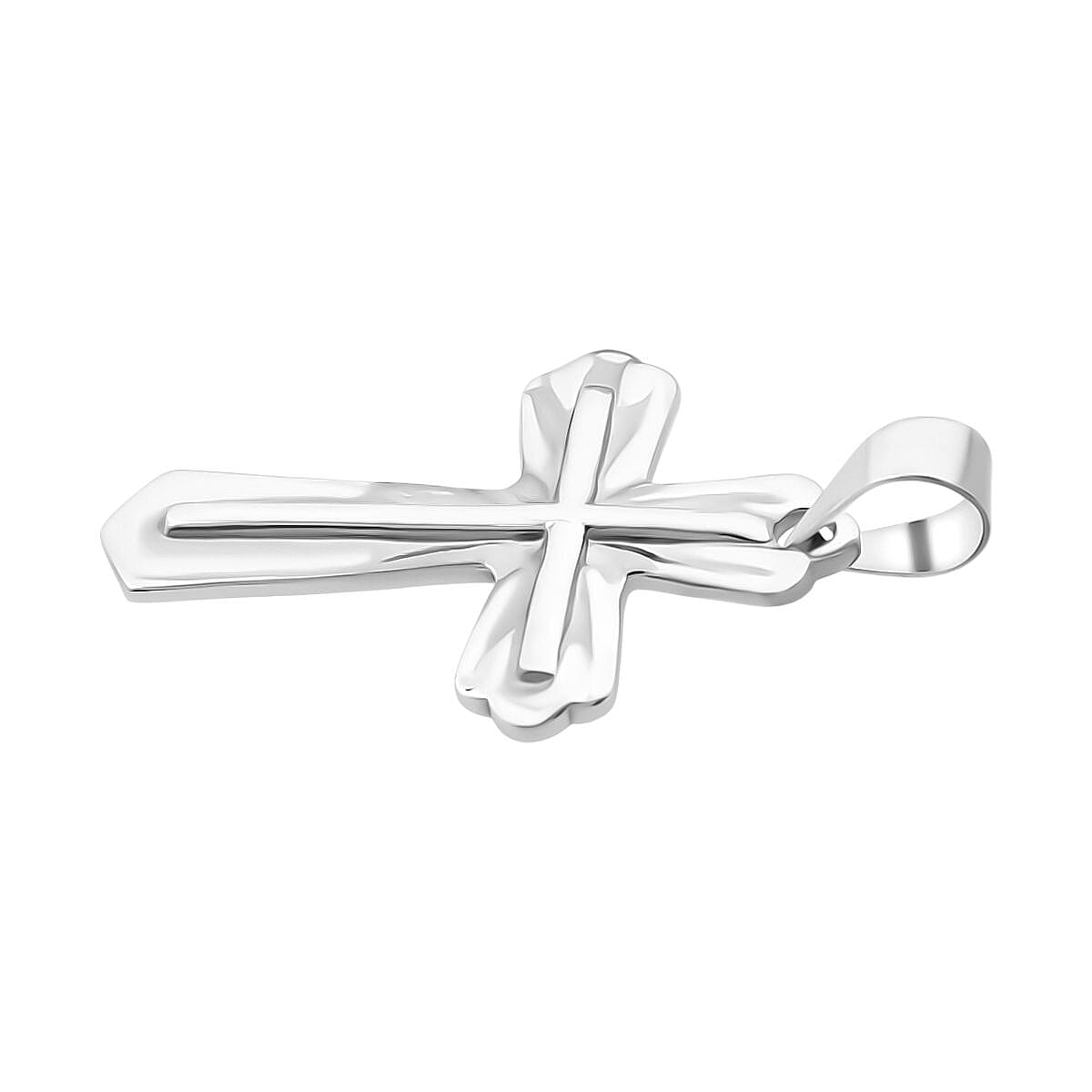 Sterling Silver Cross Pendant, Silver Wt. 4.18 Gms. 8194346 3