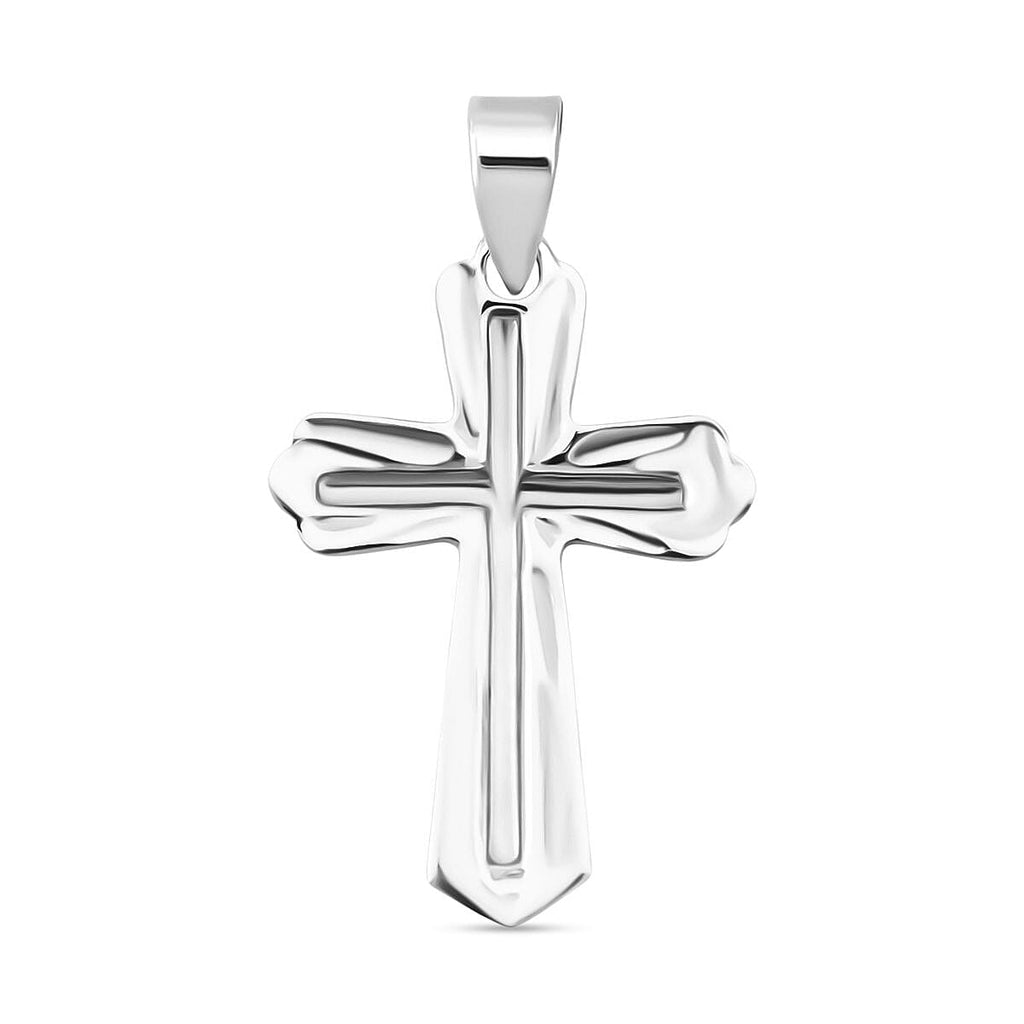 Sterling Silver Cross Pendant, Silver Wt. 4.18 Gms.