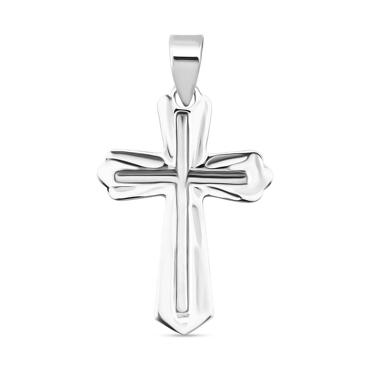 Sterling Silver Cross Pendant, Silver Wt. 4.18 Gms. 8194346 4