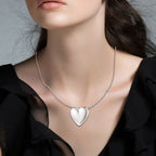 Thai Sterling Silver Heart Pendant