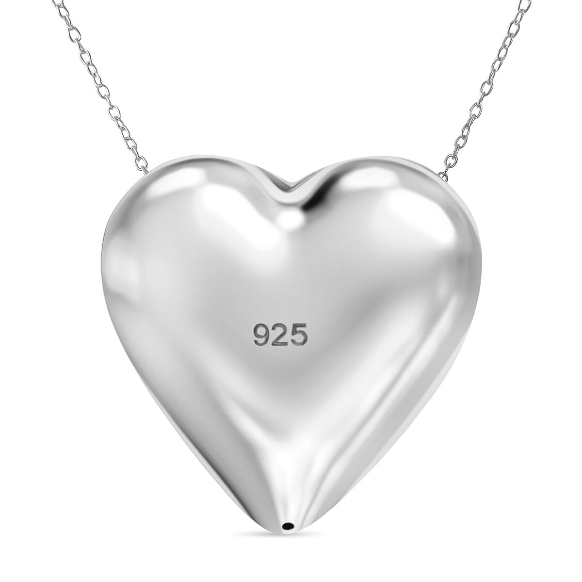 Designer Inspired Thai Sterling Silver Heart Pendant 8248585 4