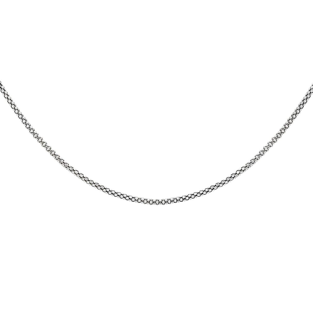 Sterling Silver Popcorn Chain 18 Inch 7618668 6