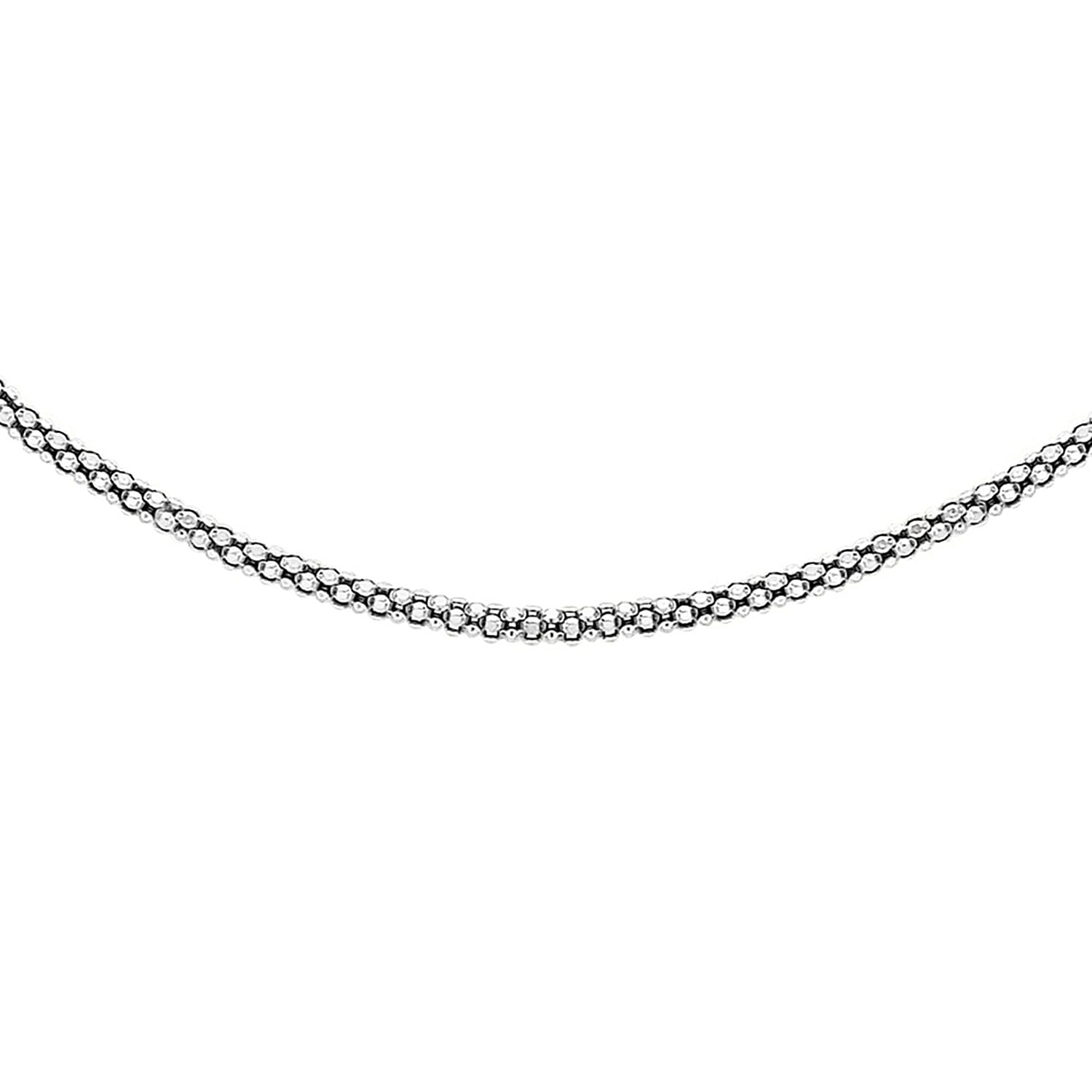 Sterling Silver Popcorn Chain 18 Inch 7618830 7