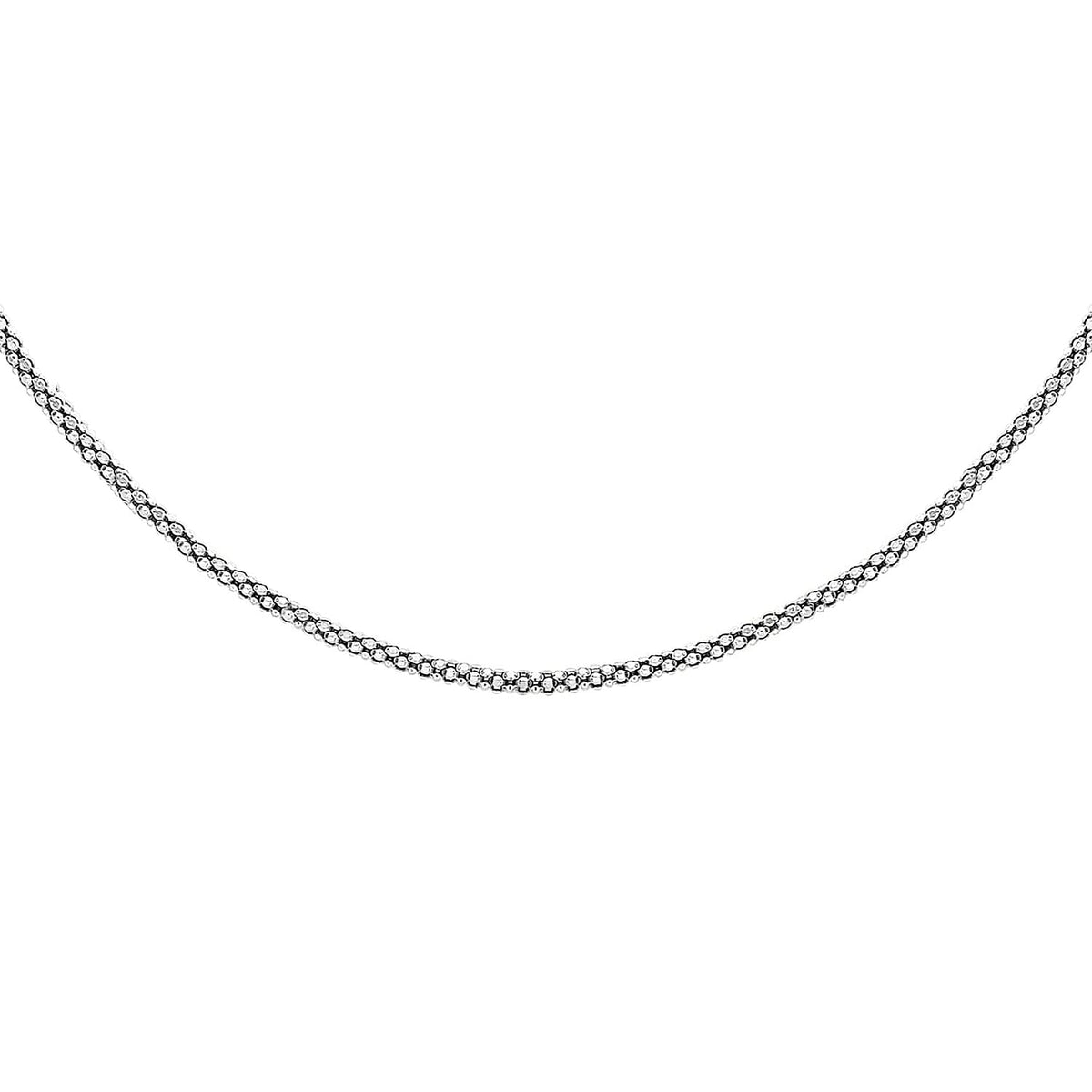Sterling Silver Popcorn Chain 20 Inch 7618790 1