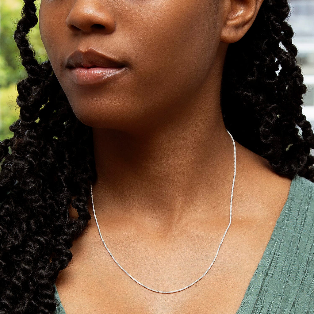 Sterling Silver Chain (Size - 20)