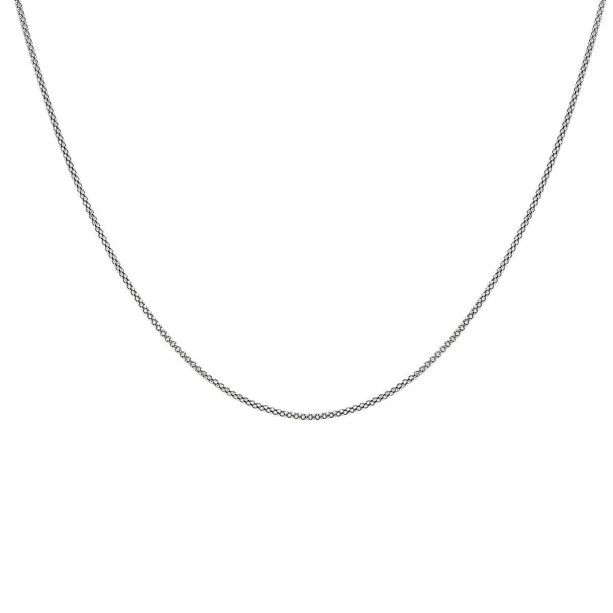 Sterling Silver Popcorn Chain 22 Inch 7618776 1