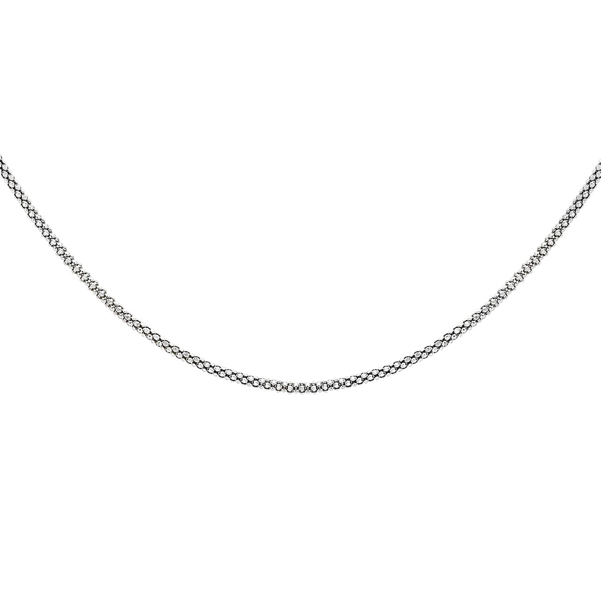 Sterling Silver Popcorn Chain 22 Inch 7618776 4