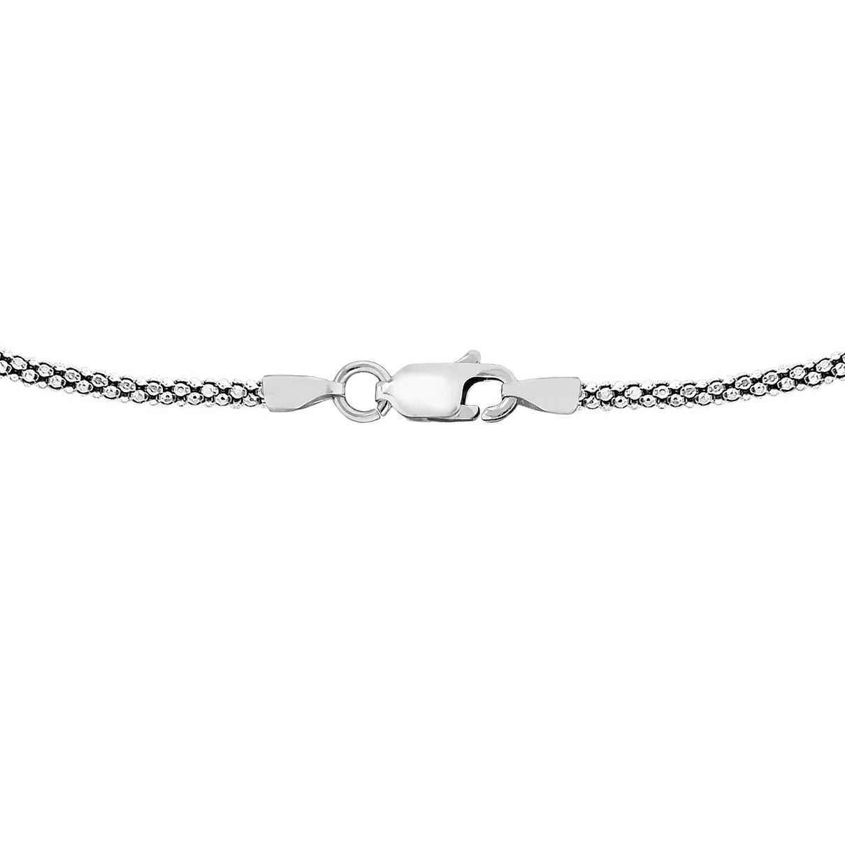 Sterling Silver Popcorn Chain 22 Inch 7618776 5