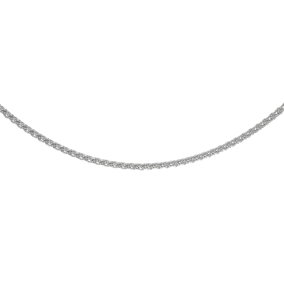 Sterling Silver Rhodium Plated Adjustable Spiga Slider Chain 18 Inch 7620041 5