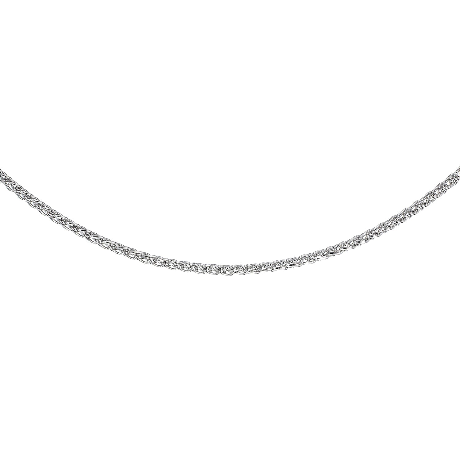 Sterling Silver Rhodium Plated Adjustable Spiga Slider Chain 18 Inch 7620041 5