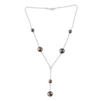 Rhodium Overlay Sterling Silver NecklaceE (Size - 18),  Silver Wt. 13.1 Gms