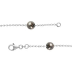 Rhodium Overlay Sterling Silver NecklaceE (Size - 18),  Silver Wt. 13.1 Gms